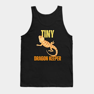 Tiny Dragon Keeper Lover Lizard Reptile Tank Top